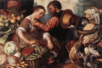 約阿希姆 佈尅萊爾 Woman Selling Vegetables 約阿希姆 佈尅萊爾 Woman Selling Vegetables